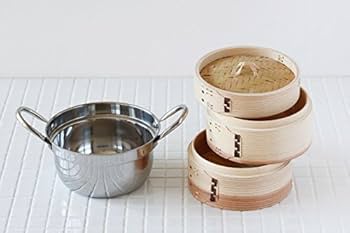 鍋付き和せいろセット(27cmステンレス鍋)新品 未使用品 高級］未使用鍋付き和せいろセット27㎝ステンレス鍋